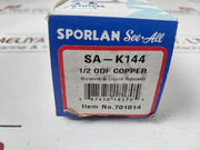 Sporlan Sa-k144 1/2odf Copper Moisture & Liquid Indicator