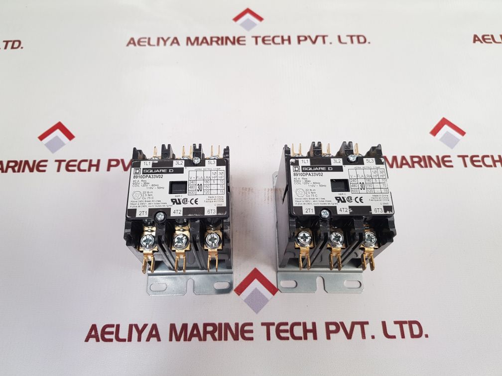 Square D 8910Dpa33V02 Definite Purpose Contactor