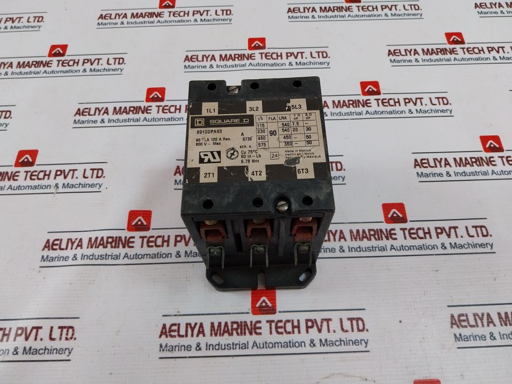 Square D 8910Dpa93 Purpose Contactor 110/120V 50/60 Hz