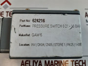 Square d gaw-5 pressure switch