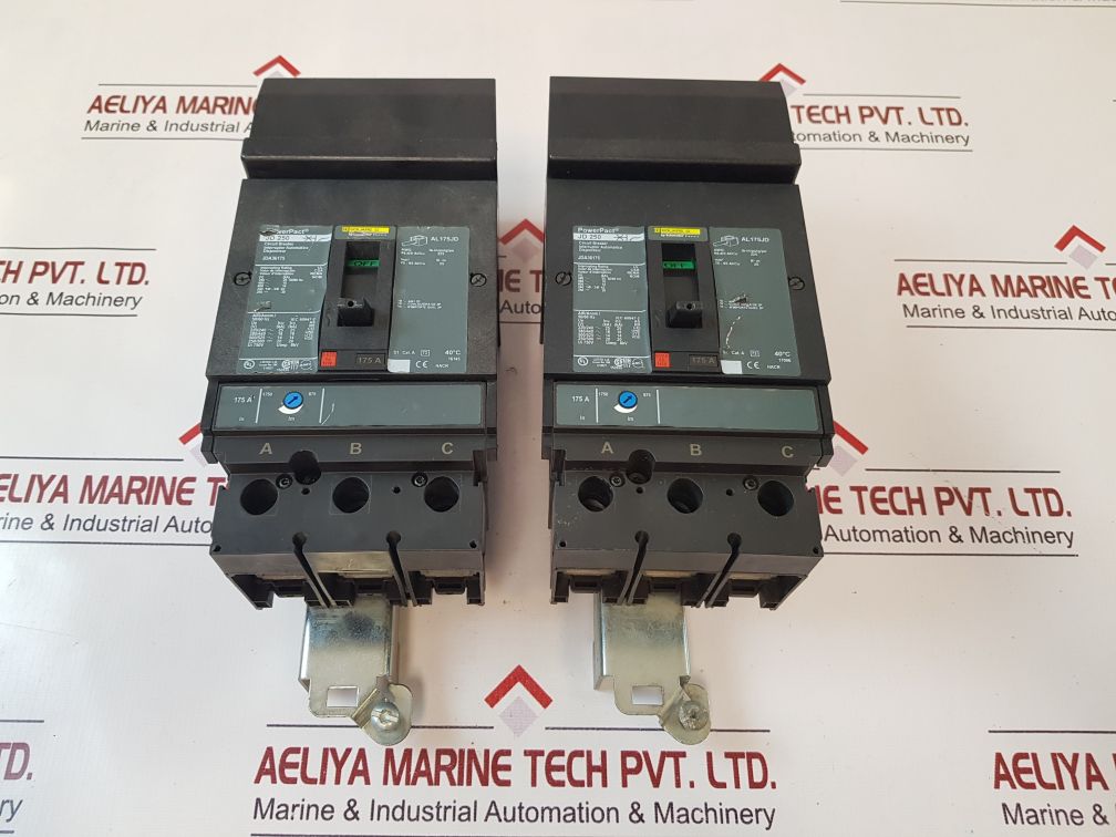 Square D Powerpact Jd 250 Jda36175 Circuit Breaker