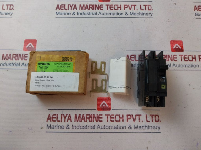 Square D Qou210 Circuit Breaker 2 Pole 10A Ac464