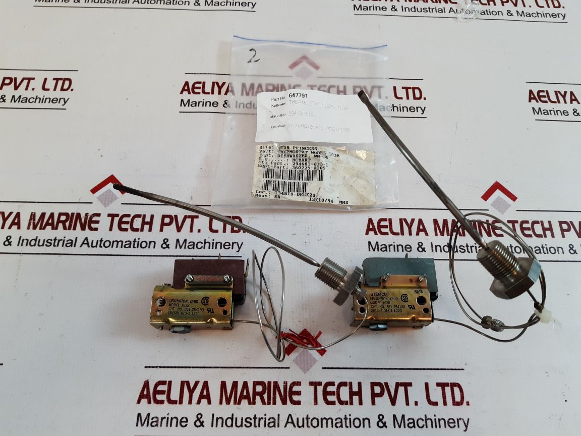 Stemco 351-254130 thermostat 103r