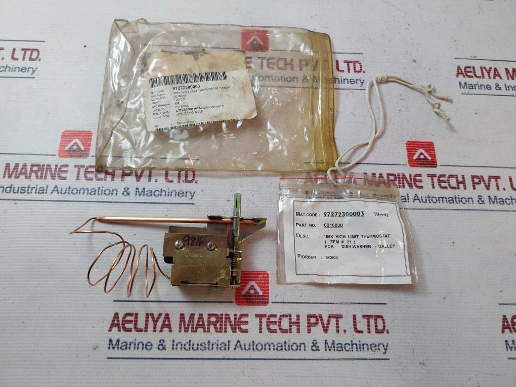 Stemco 351-254190 High Limit Thermostat 101W