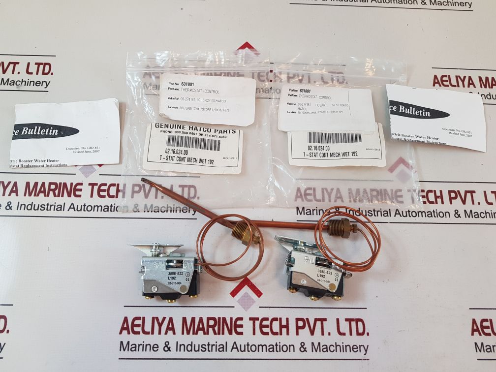Stemco l192 thermostat 358e-522