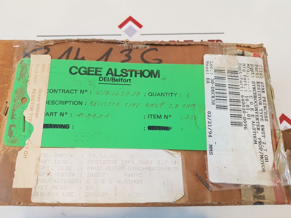 Sfernice Rwst 25.168 Resistor *15Ohm 5% Wo