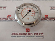Stewarts 0-30000 Psi Pressure Gauge 30K Panel Mount Oil Fill