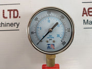 Stewarts 0-300 Psi Pressure Gauge 0-20 Bar 100X Kpa