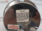 Stewarts Pressure Gauge 316 S.S. Tube And Socket 0 To 3000 Psi