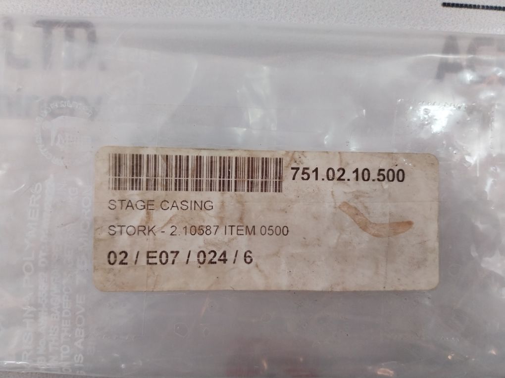 Stork 2.10587 Stage Casing 0500