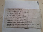 Sulzer R 40017 Pressure Reducing Station