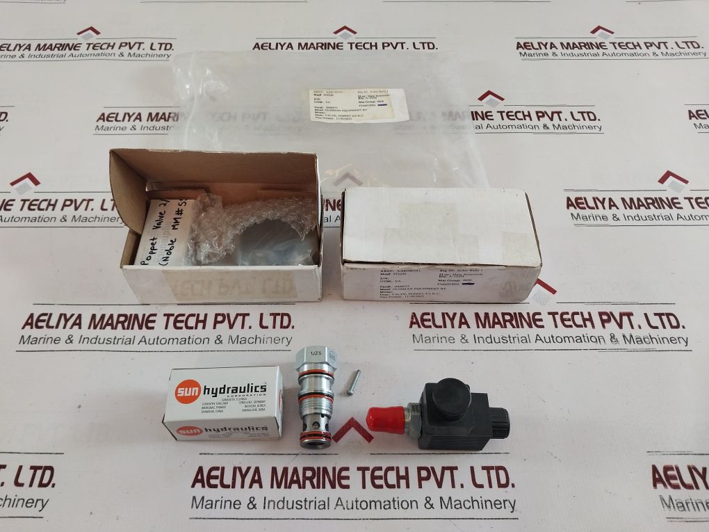 Sun Hydraulics Daaa Mcn Solenoid Valve With 760224, Lofa 8Dn Poppet Valve Set