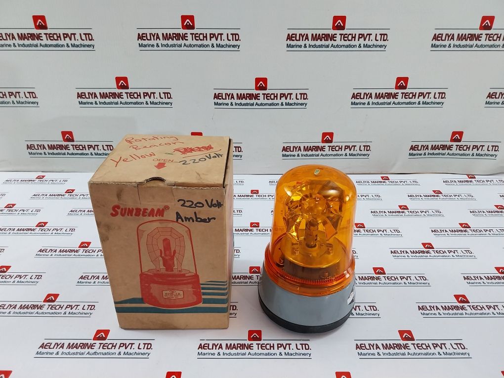 Sunbeam Ehs-220 Rotating Beacon Yellow Light Oo/Ac-ehs