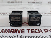 Lot of 6X Sungho PR25P-4L(LED TYPE) Signal Lamp