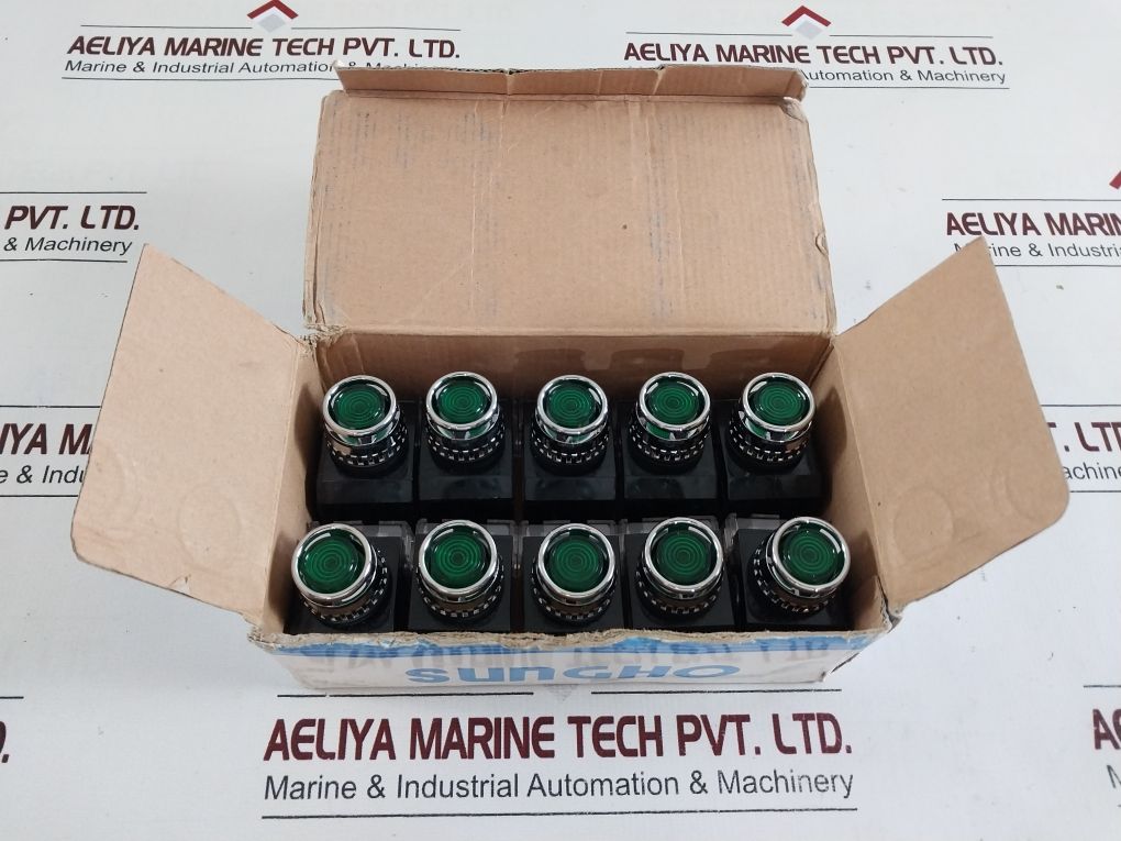 Lot Of 10X Sungho Shpr-25L-2L Pushbutton Lamp Pr-25L-2L (Led Lamp)