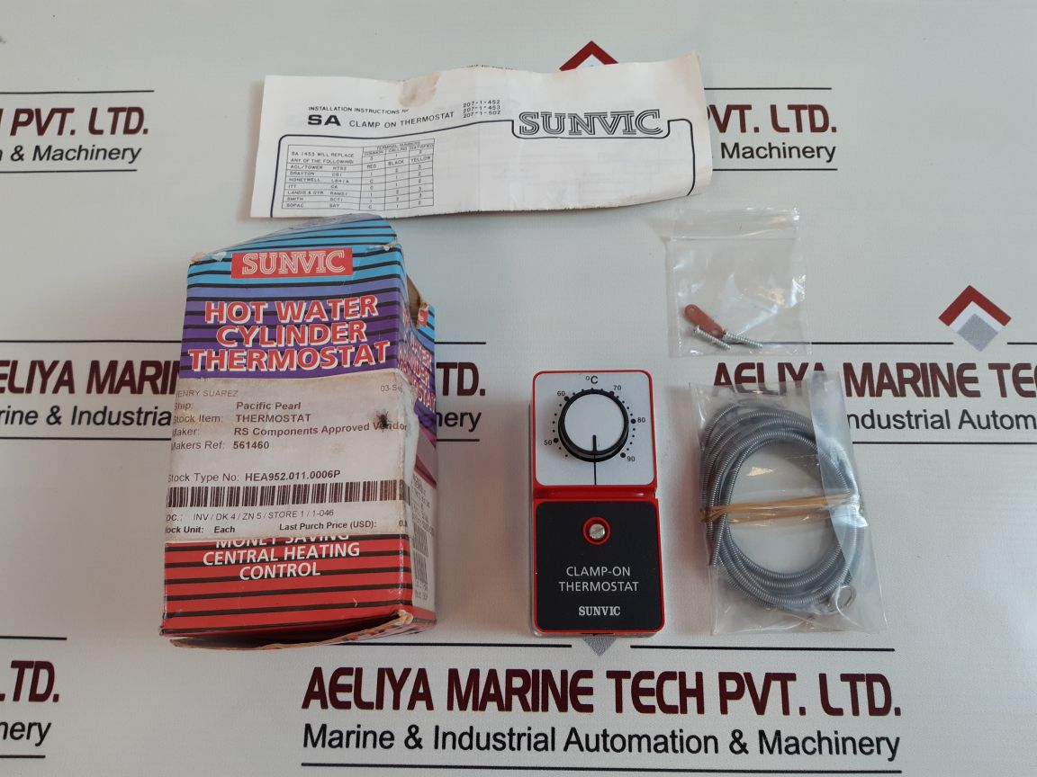 Sunvic Sa Hot Water Cylinder Thermostat