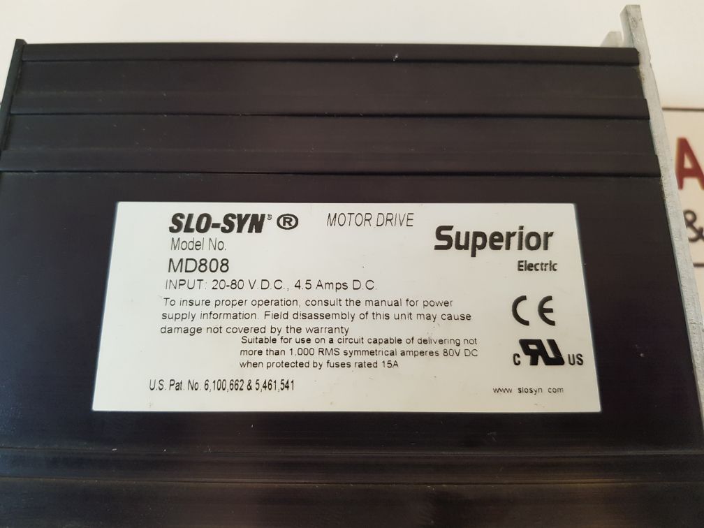 Superior Electric Md808 Stepper Motor Drive Module 20-80V 4.5A