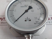 Sus-316 Pressure Gauge 0â€“10 Bar 1.5 Class Stainless Steel