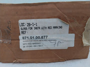 Lot of 6X SWE0005800179 Glass For Instr. With Red Marking