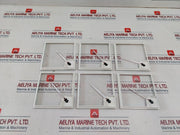 Lot of 6X SWE0005800179 Glass For Instr. With Red Marking