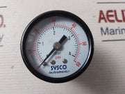 Sysco Instruments 0-4 Bar Pressure Gauge