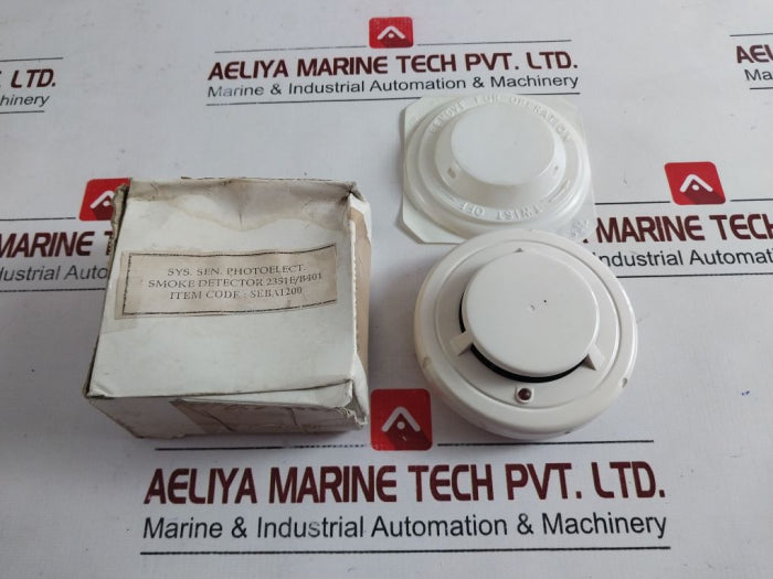 Honeywell System Sensor 2351E/B401 Smoke Detector Rev. A Seba1200