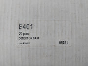 Lot of 2X SYSTEM SENSOR B401 Plug-In Detector Base