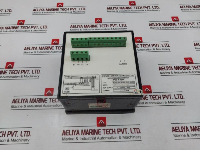 Systems & Controls Sycon-6612 Power Factor Controller 0-415V Ac, 5 Amp