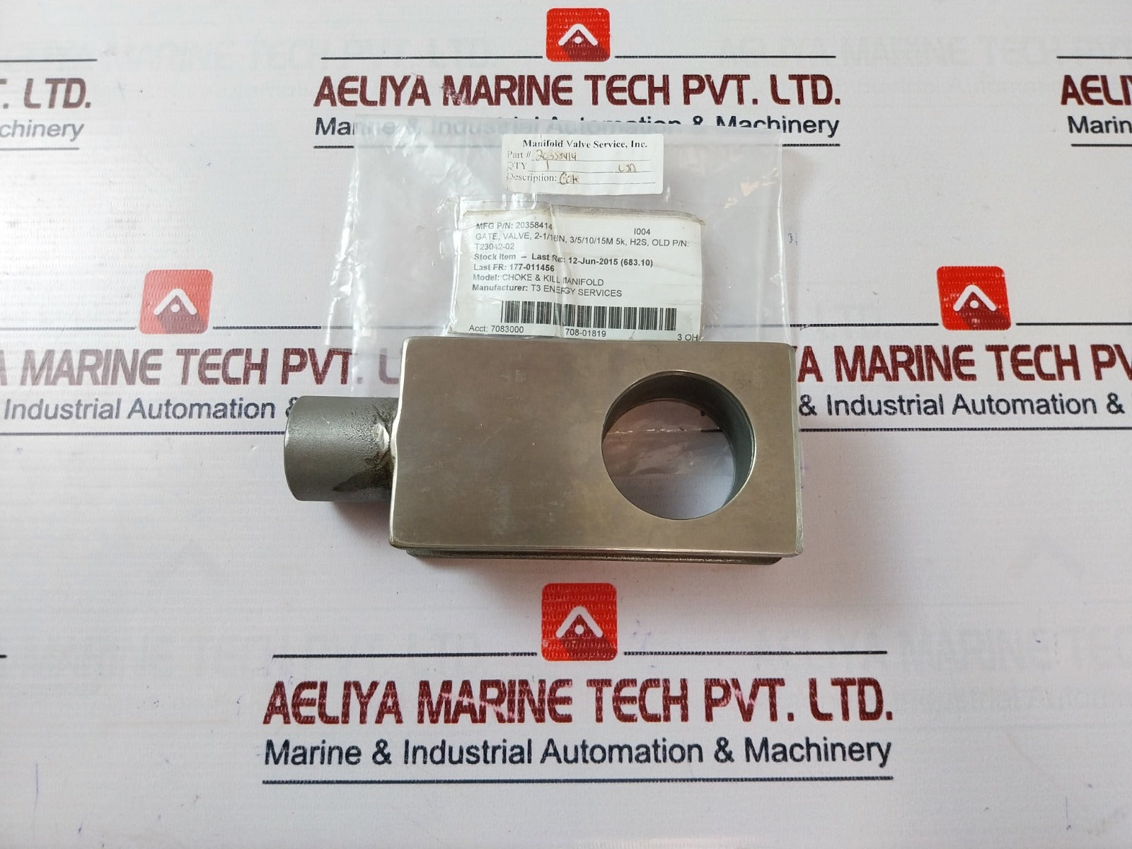 T3 Energy 20358414 Gate Valve T23042-02