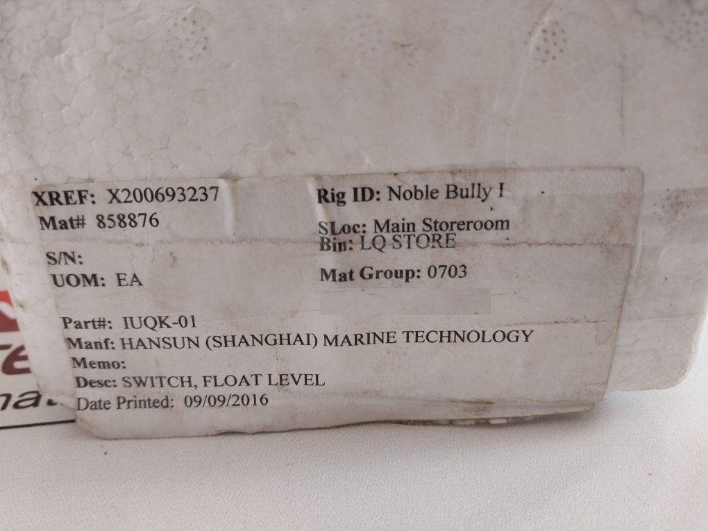 Taixing Dahua Uqk-01-c-s Marine Float Level Controller