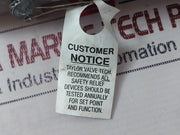 Taylor S-01380000 Safety Relief Valve 2400 Psi 204099