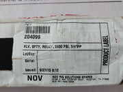 Taylor S-01380000 Safety Relief Valve 2400 Psi 204099