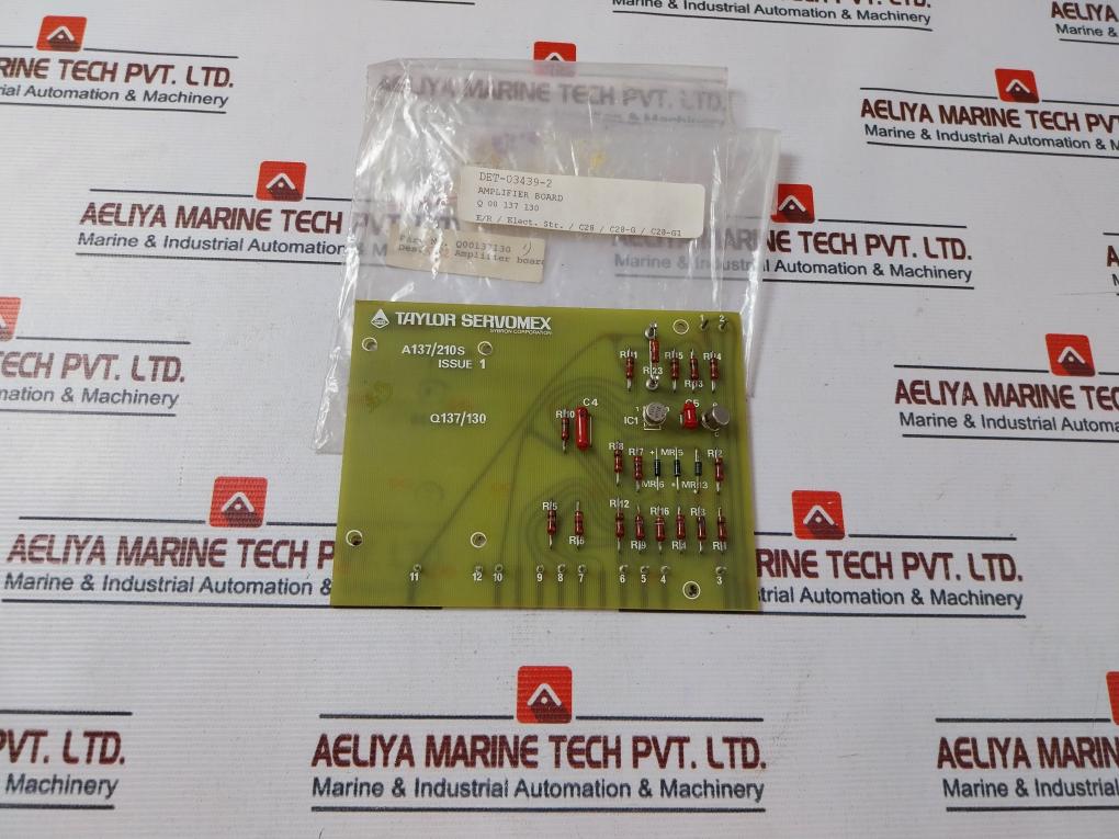 Taylor Servomex A137/210S Amplifier Circuit Board Ohm 00137130