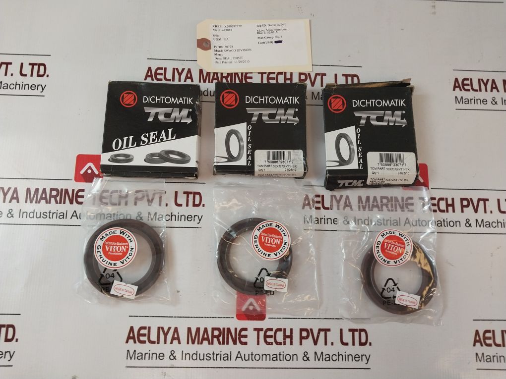 Lot Of 3X Tcm 50X72X8Vtf-bx Oil Seal