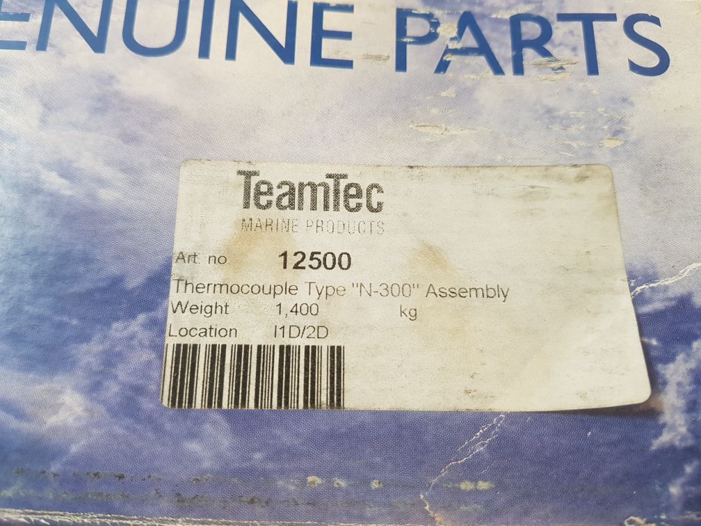 Teamtec 12500 Thermocouple Type N-300 Assembly – Aeliya Marine