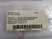 Teamtec 15748 Incinerator Plant Stator Bonded