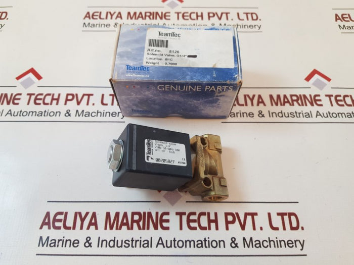 Teamtec 8126 G1/4” 2-way Solenoid Valve 1/4"