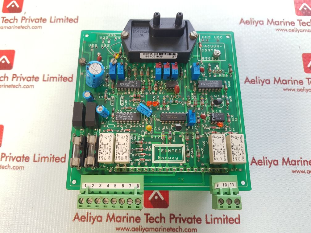 Teamtec 890801 Incinerator Vacuum Control Board