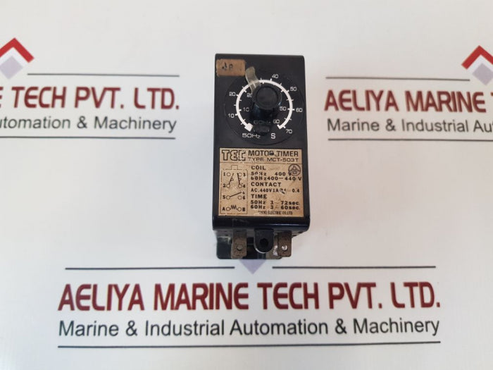 Tec Mct-503T Motor Timer Type Mct-503T Coil 440V Ac
