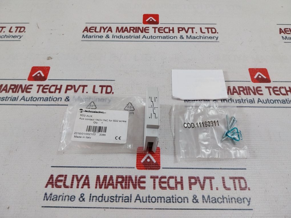 Technoelectric Sd2-aux Auxiliary Contact Assembly