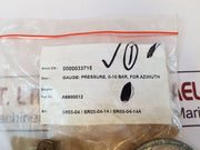 Tecsis Cl. 1.6 Pressure Gauge 0-10 Bar