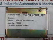 Teddington Tbv Pressure Switch