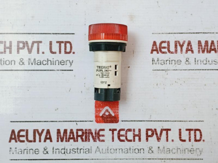 Teknic 3Plbrl Economy Series Pilot Light Red Led 240V Ac