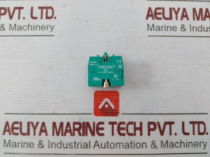 Teknic S1 Push Button Contact Block 415V, 4A 500V A600 Q600