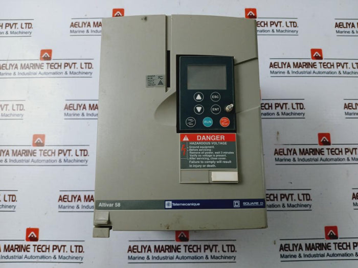 Telemecanique Atv58Hu29N4 Adjustable Speed Drive With Heat Sink Emc Filter 1.5Kw