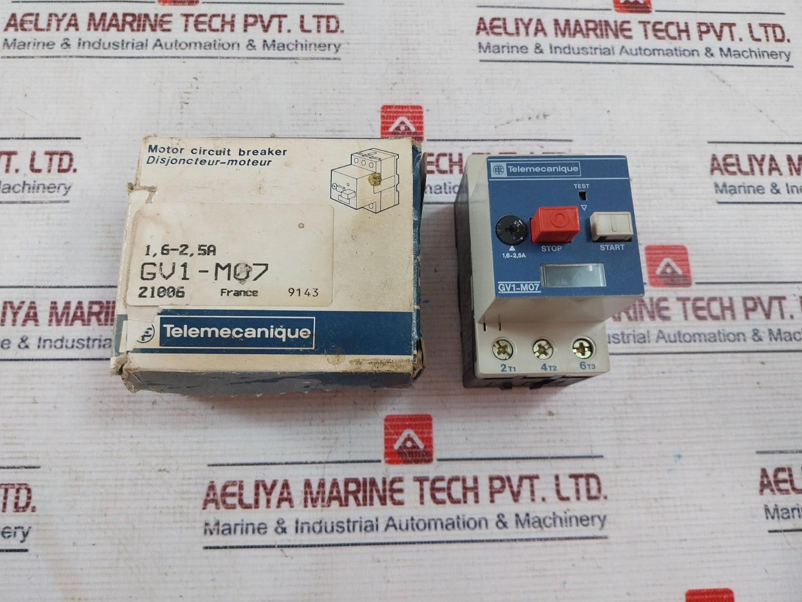 Telemecanique Gv1-m07 Motor Circuit Breaker 660V 50/60Hz  