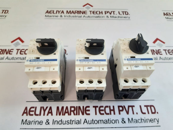 Telemecanique Gv2 –P 08/2.5-4A Motor Starter Circuit Breaker
