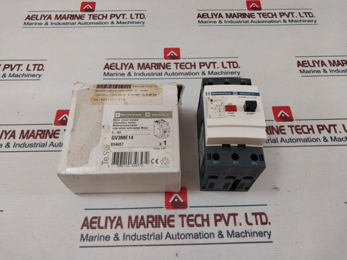 Telemecanique Gv3Me14/6-10A Motor Circuit Breaker 6-10A Ac 3