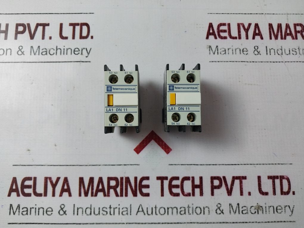 Lot Of 2X Telemecanique/Schneider La1 Dn11 Contact Block La1-dn11C