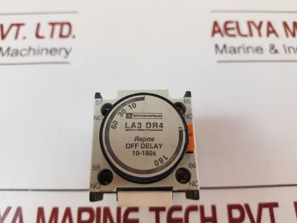 Telemecanique La3 Dr4 Time Delay Block 10-180S 10A 690V